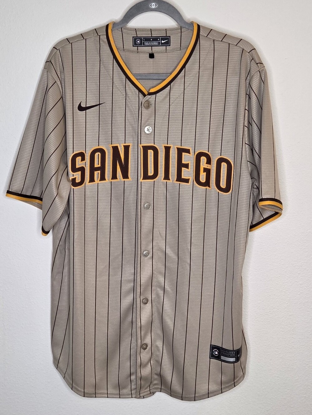 Nike San Diego Padres Alternate Replica Jersey - Size L